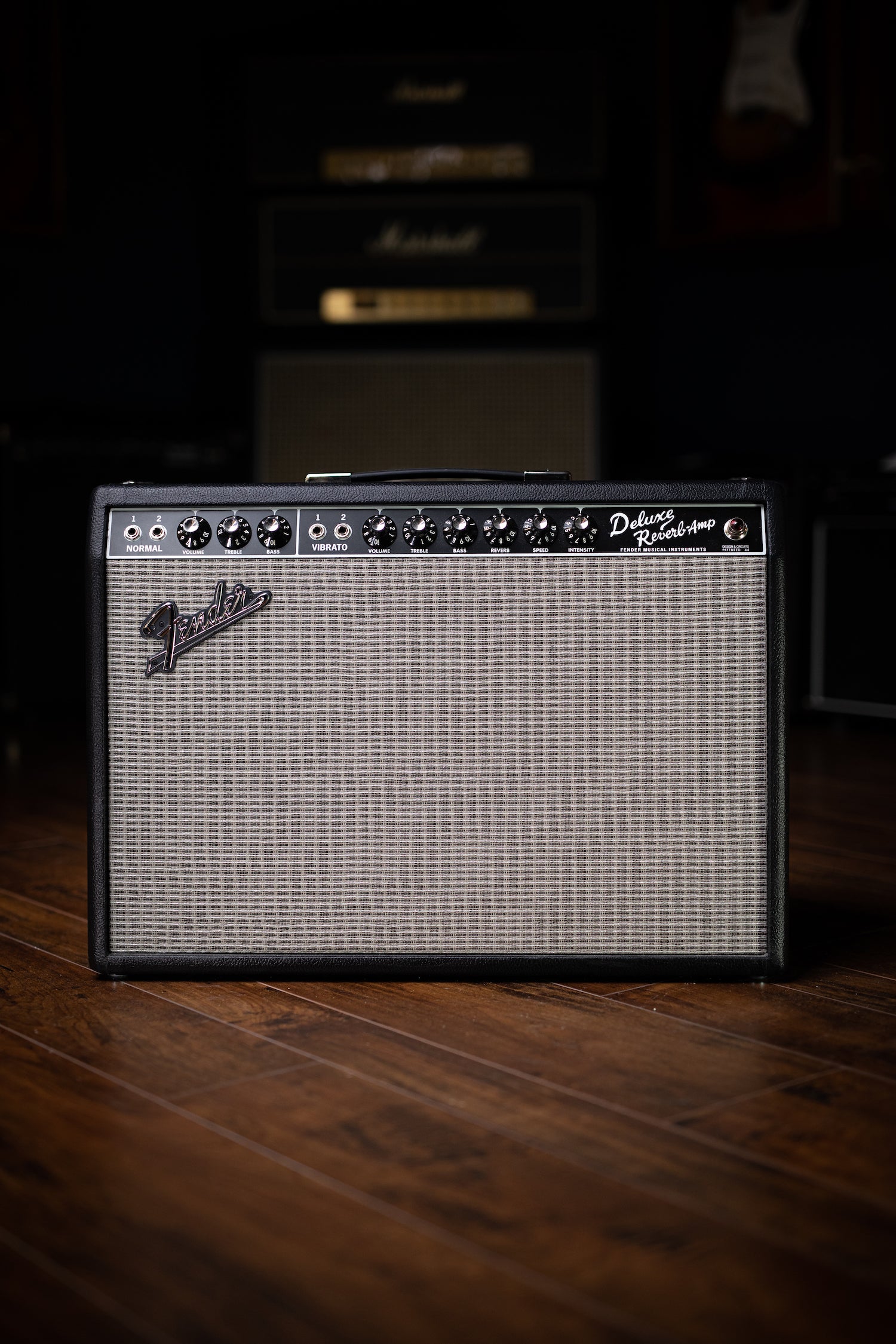 Fender ‘65 Deluxe Reverb 22-watt 1x12” Tube Combo Amp - Black Tolex - Walt Grace Vintage