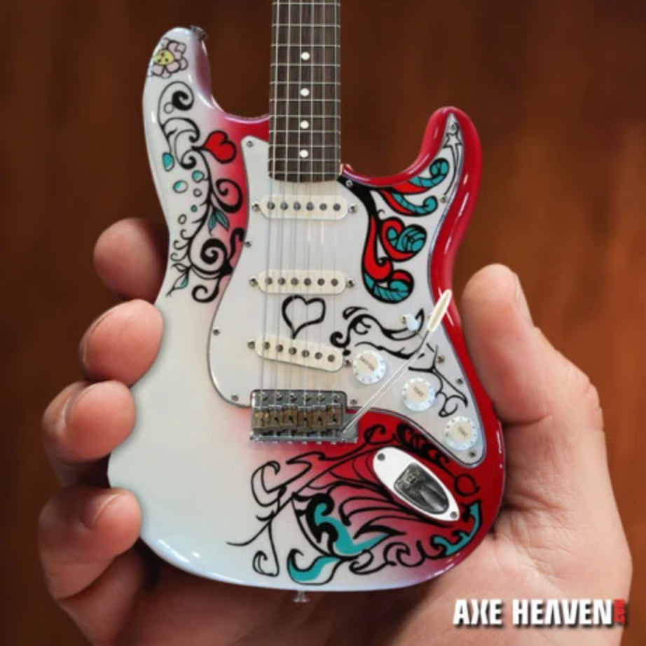 JIMI HENDRIX Fender Strat Monterey ミニチュア Jimi Hendrix Fender™ Stratocaster™ Monterey - Mini Guitar – Walt
