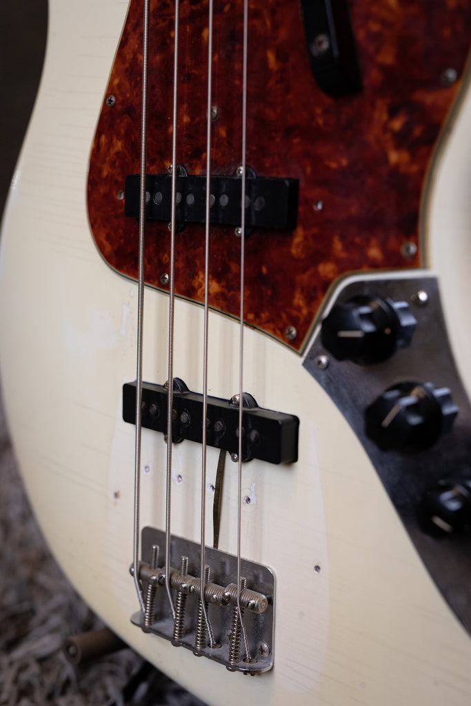 1962 Fender Jazz Bass - Olympic White - Walt Grace Vintage