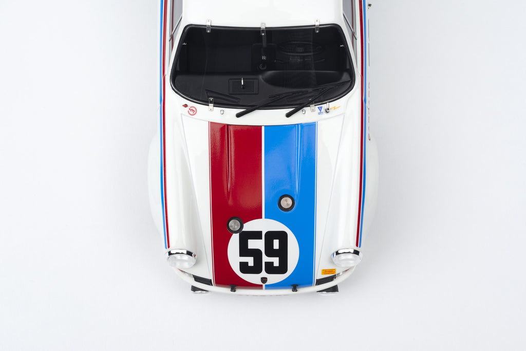 Amalgam Collection - 1973 Porsche 911RSR  2.8 BRUMOS DAYTONA  SIGNED EDITION  1:18 Scale - Walt Grace Vintage