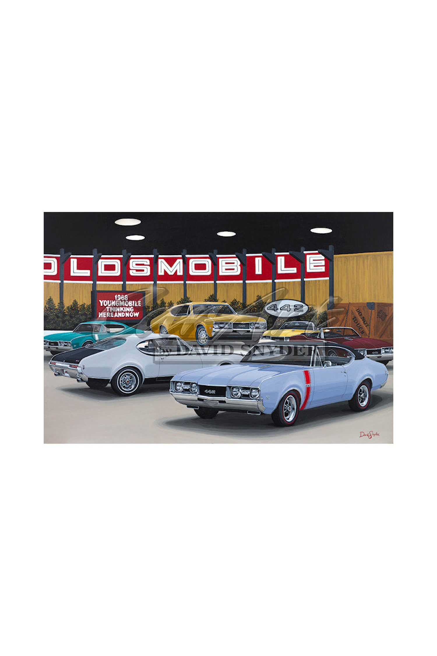 "Oldsmobile 1968" Limited Edition Print