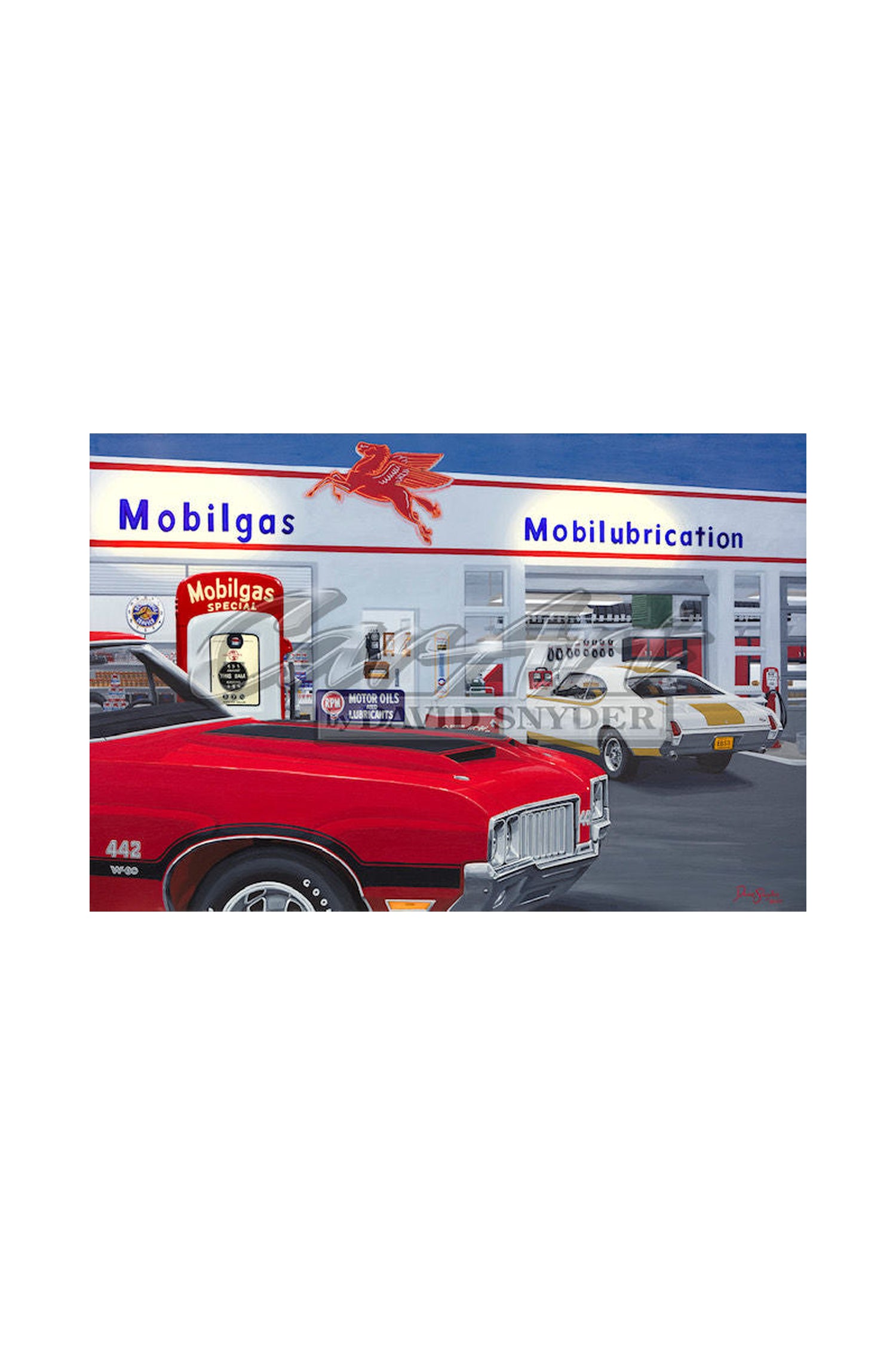 "OldsMobil " Limited Edition Print