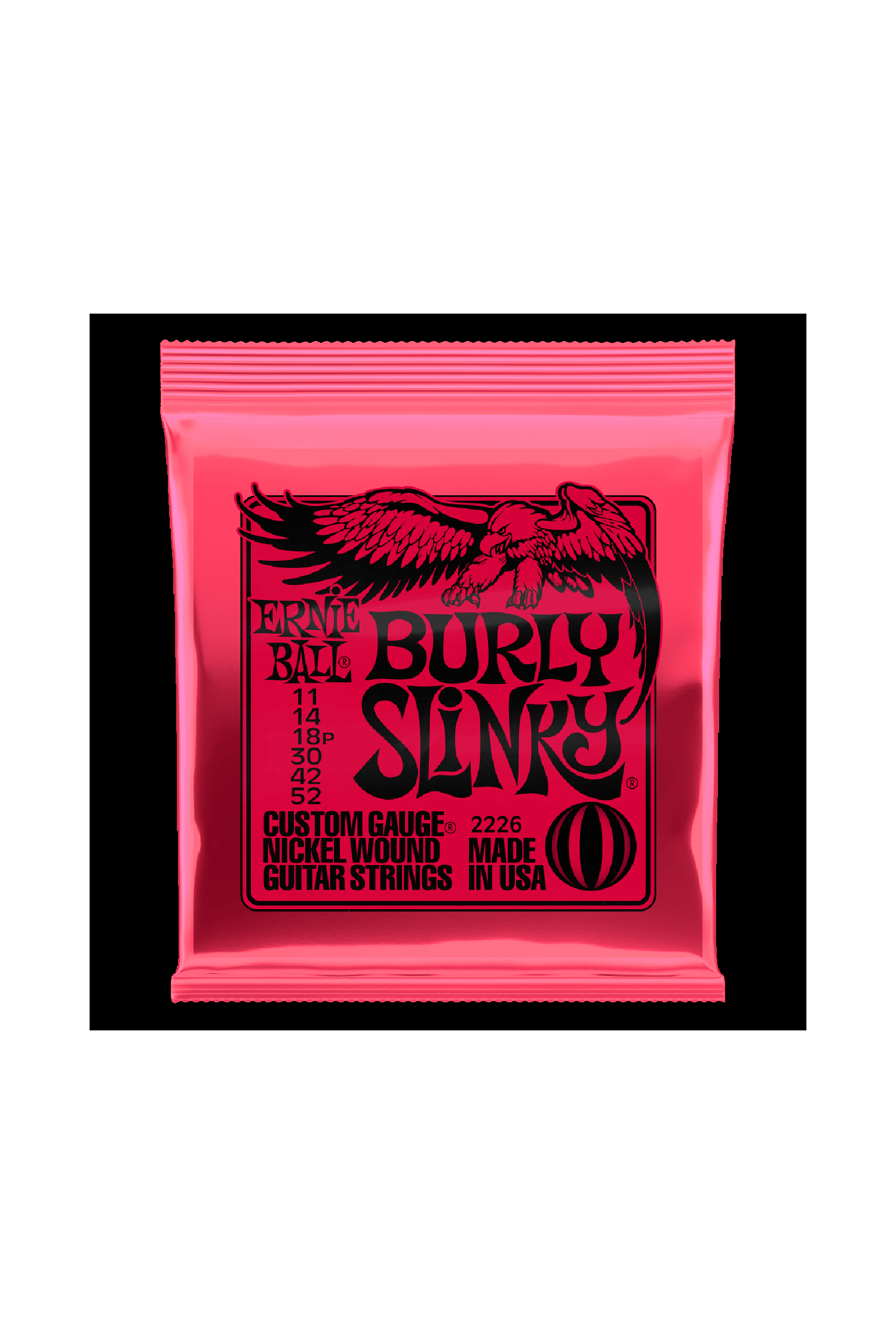 Ernie Ball 2226 Burly Slinky Nickel Wound Electric Guitar 6 String 11-52