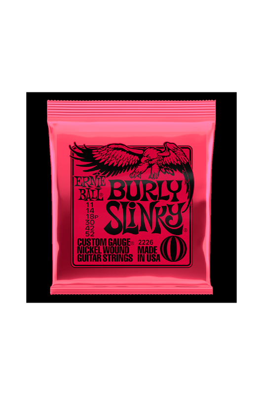 Ernie Ball 2226 Burly Slinky Nickel Wound Electric Guitar 6 String 11-52