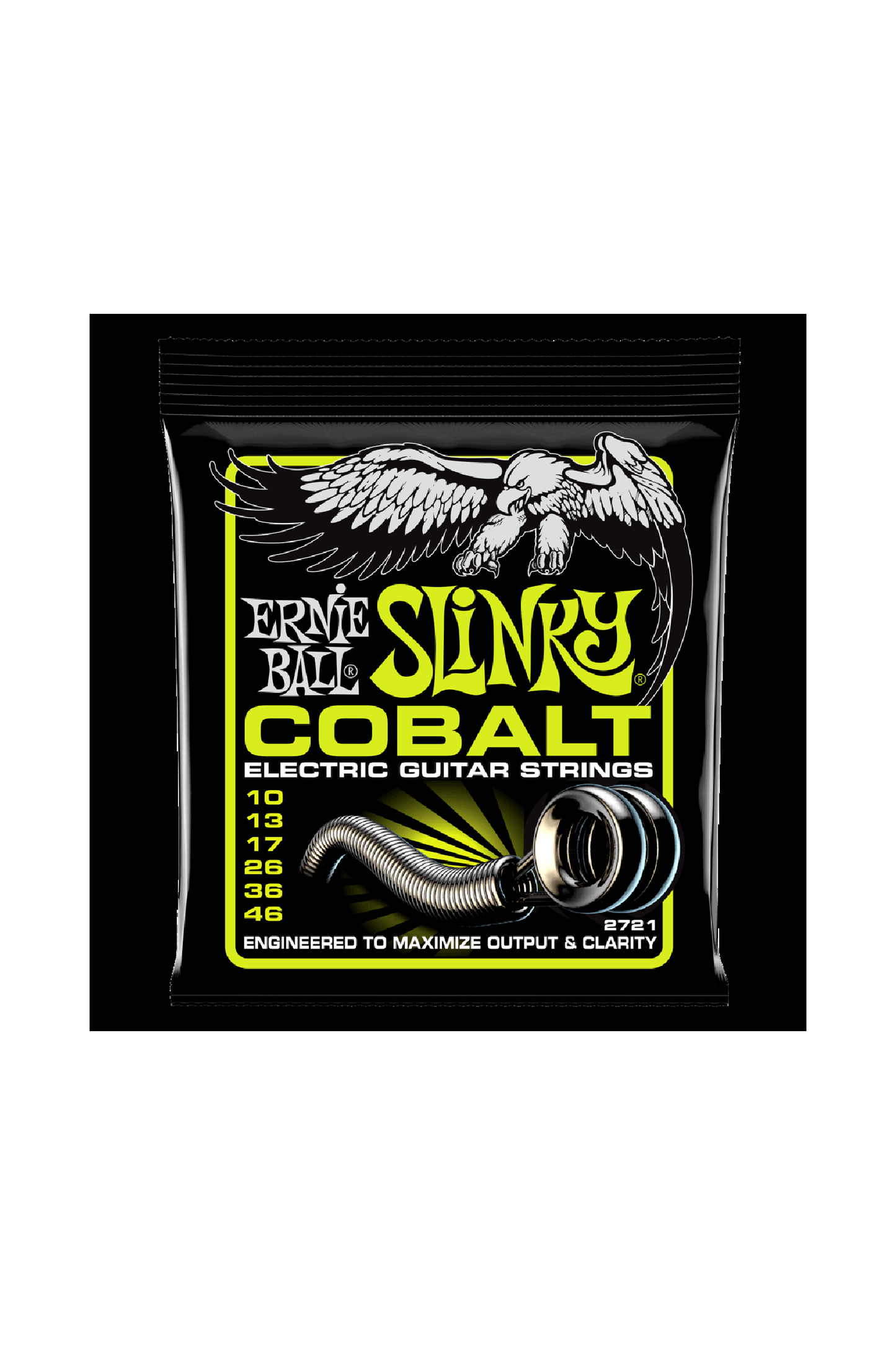 Ernie Ball 2721 Regular Slinky Cobalt Electric Guitar 6 String 10-46