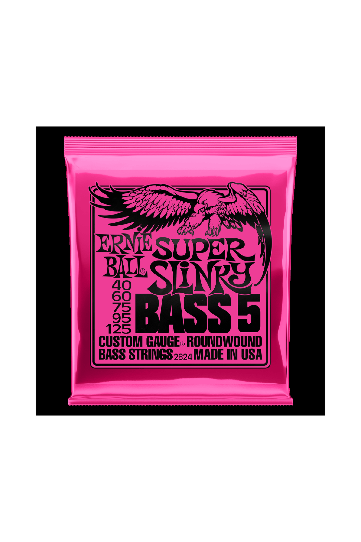 Ernie Ball 2824 Super Slinky Nickel Wound Electric Bass 5 String
