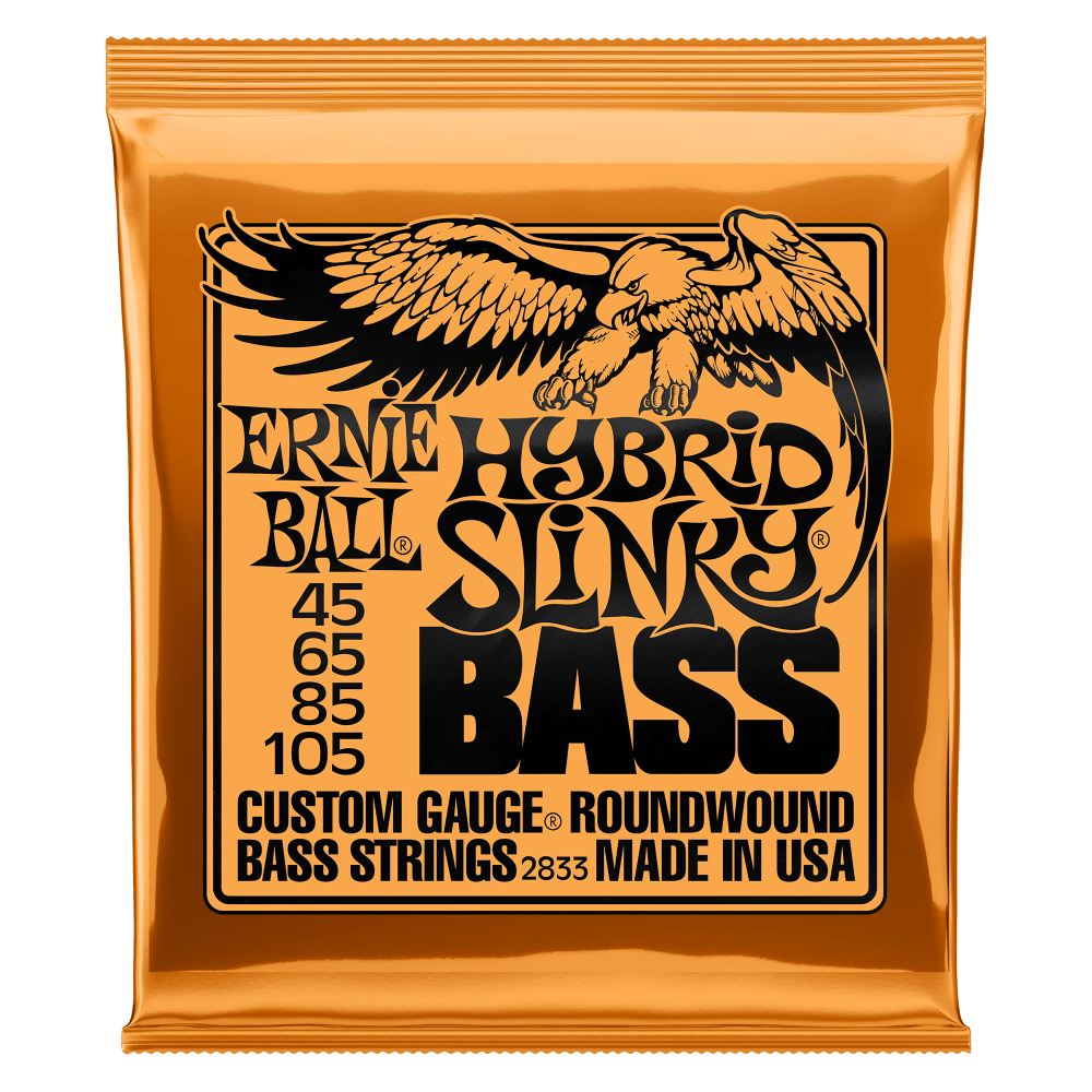 Ernie Ball 2833 Hybrid Slinky Nickel Wound Electric Bass 4 String - Walt Grace Vintage