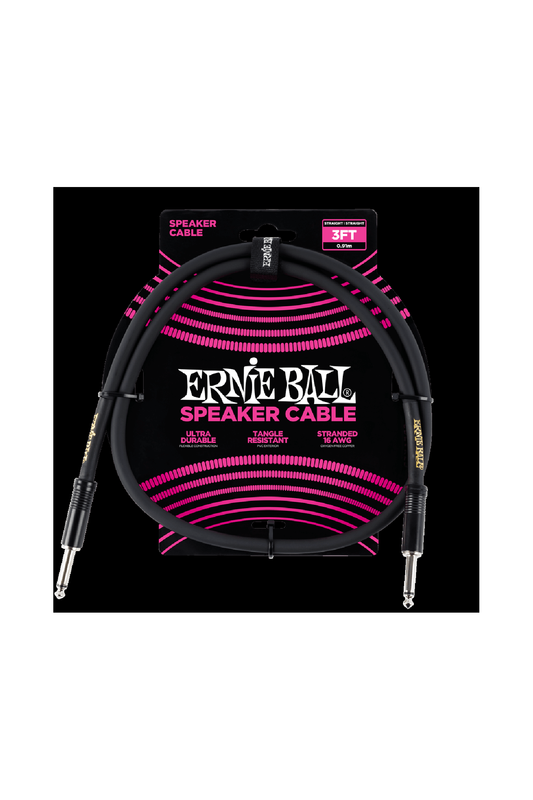 Ernie Ball Speaker Cable 3'