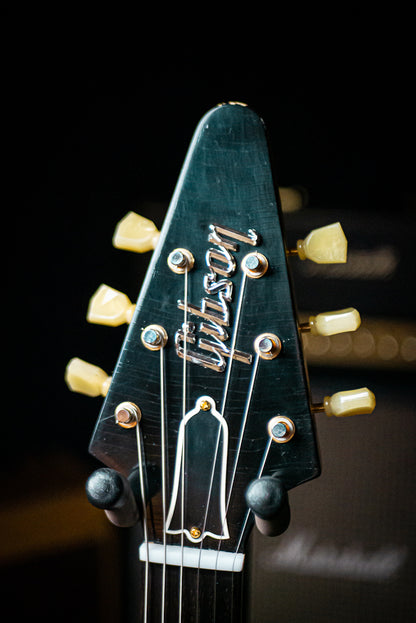 2021 Gibson 58 Korina Flying V Brazilian Rosewood Fingerboard Murphy Lab Light Aged GH Electric Guitar - Natural 81031
