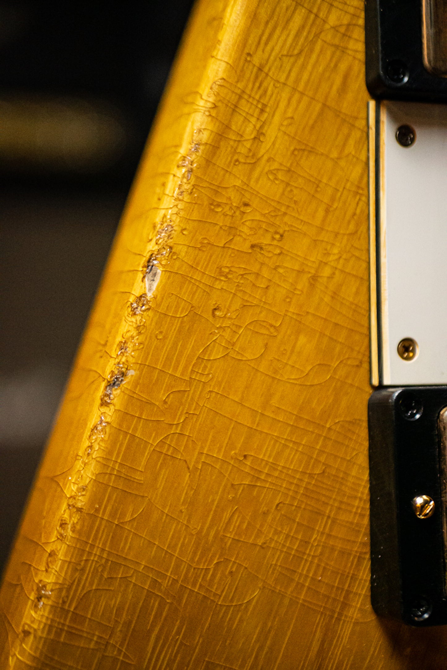 Gibson 58 Korina Flying V Brazilian Rosewood Fingerboard Murphy Lab Light Aged GH Electric Guitar - Natural