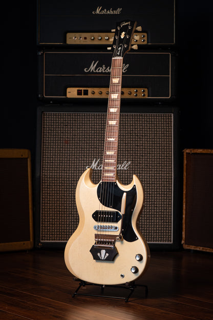 Gibson Custom Shop Brian Ray '62 SG Junior Electric Guitar - White Fox Gloss - Walt Grace Vintage