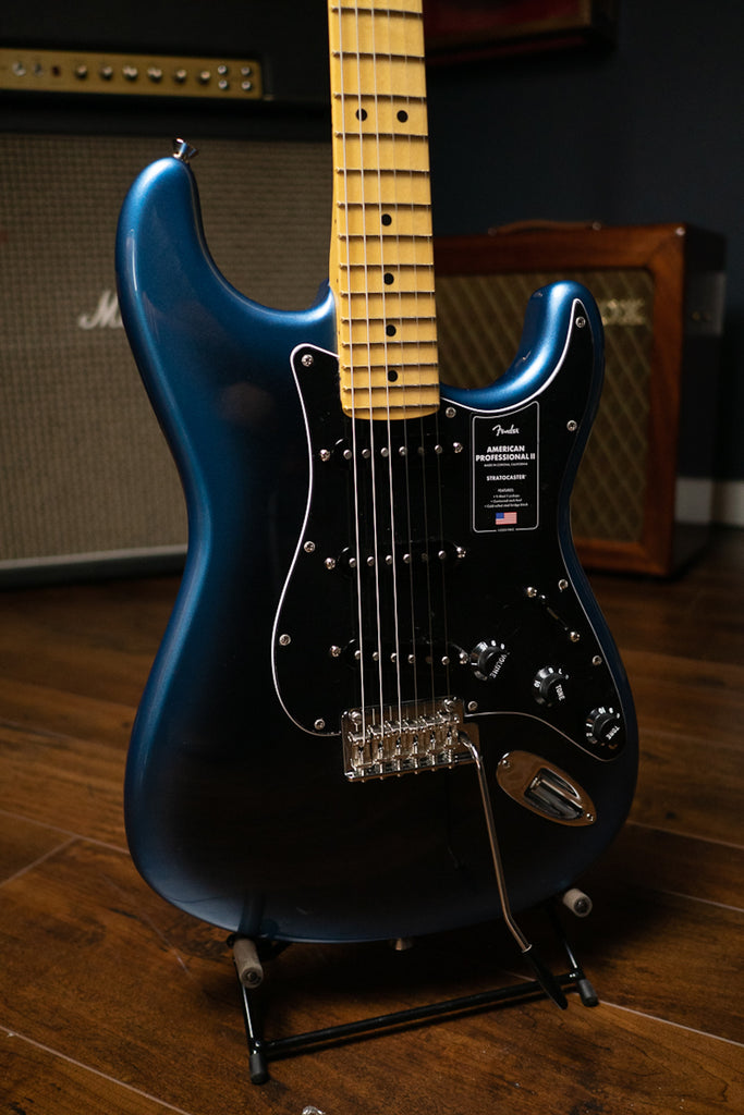 Fender American Professional II Stratocaster Electric Guitar - Dark Night