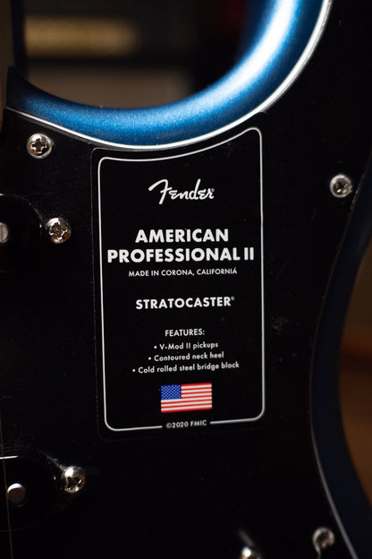 Fender American Professional II Stratocaster Electric Guitar - Dark Night
