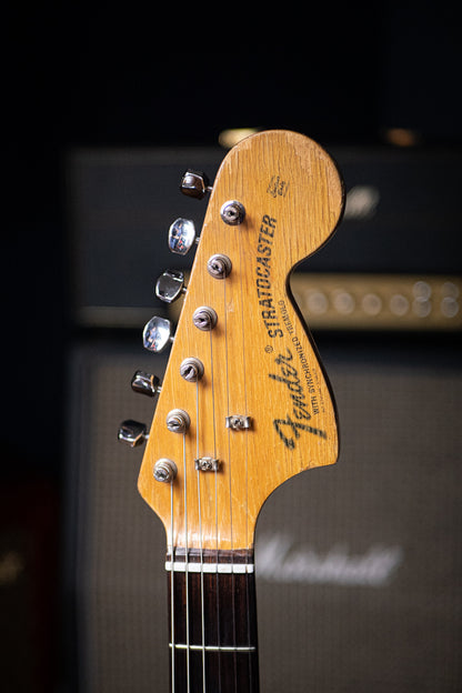 1970 Fender Stratocaster Electric Guitar - Sunburst Head