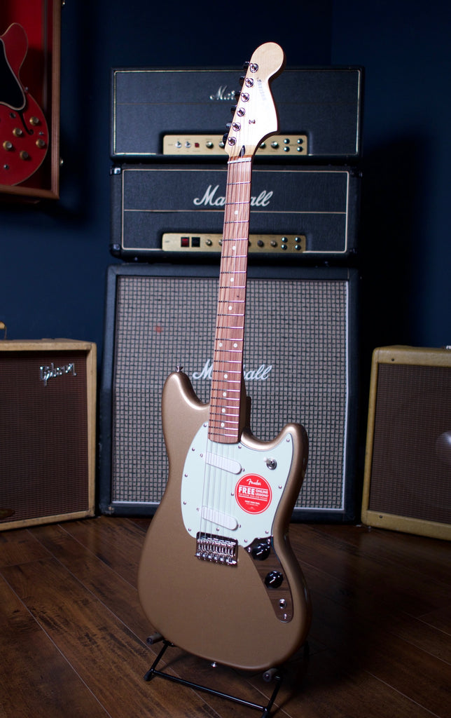Fender Player Mustang Electric Guitar - Firemist Gold - Walt Grace Vintage