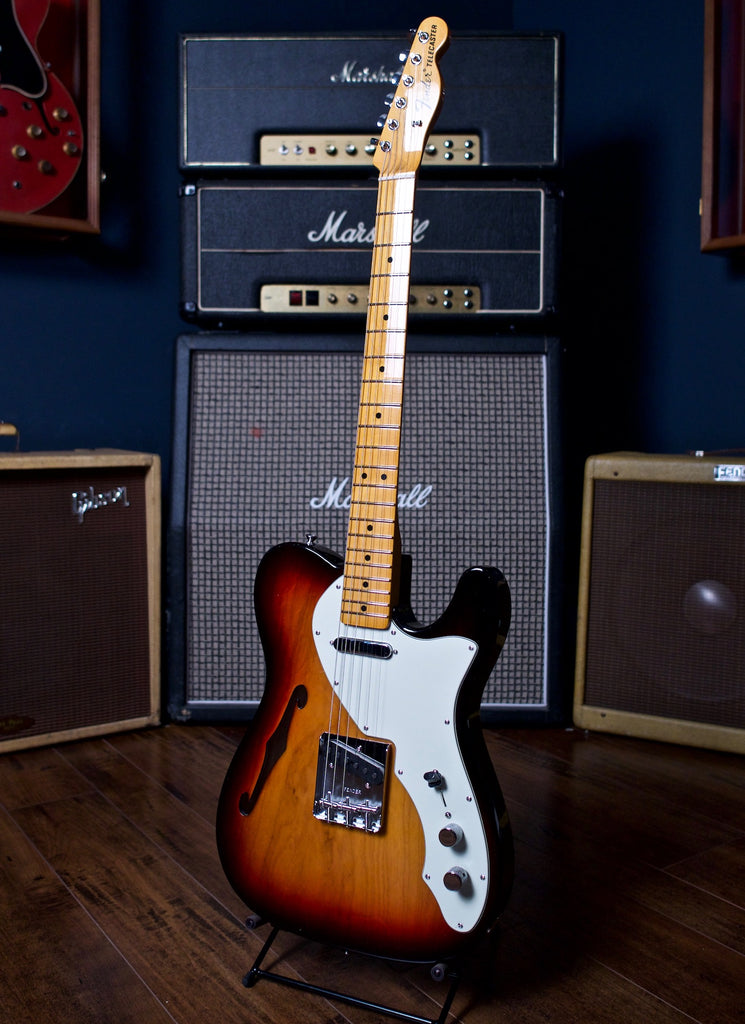 Fender American Original 60's Telecaster Thinline Electric Guitar - 3 Color Sunburst - Walt Grace Vintage
