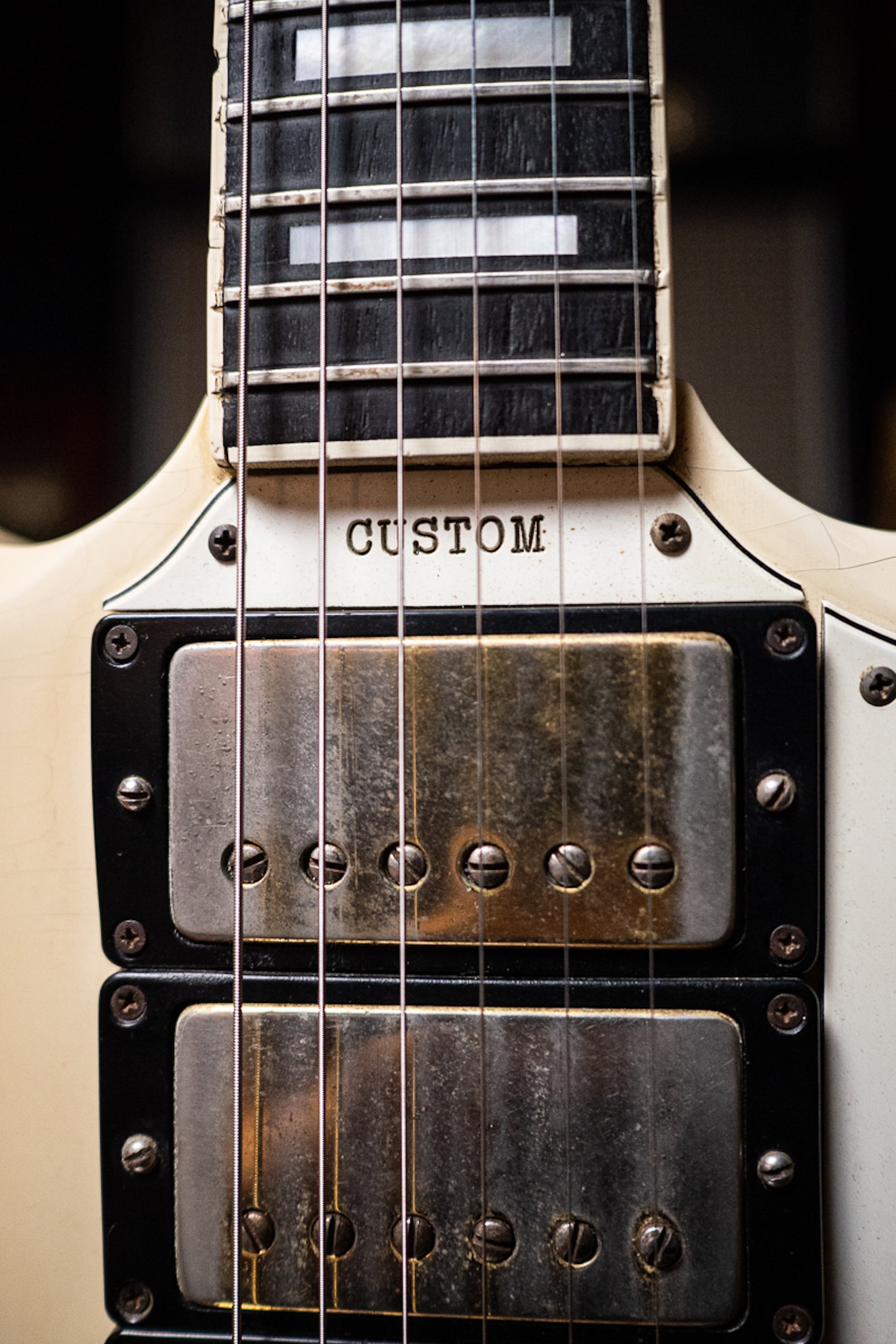 1965 Gibson SG Custom W/ Bigsby Electric Guitar - White