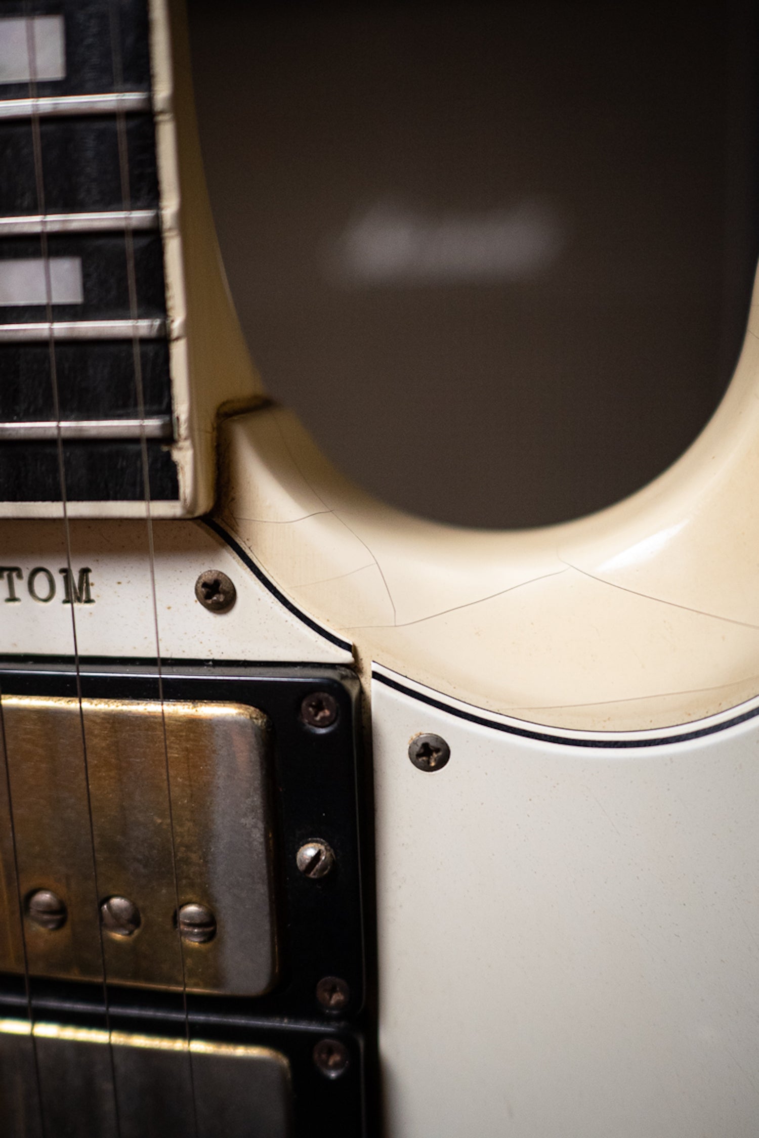1965 Gibson SG Custom W/ Bigsby Electric Guitar - White