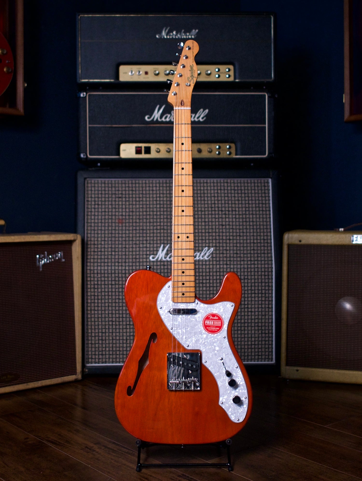 Squier Classic Vibe 60's Telecaster Thinline Electric Guitar - Natural - Walt Grace Vintage