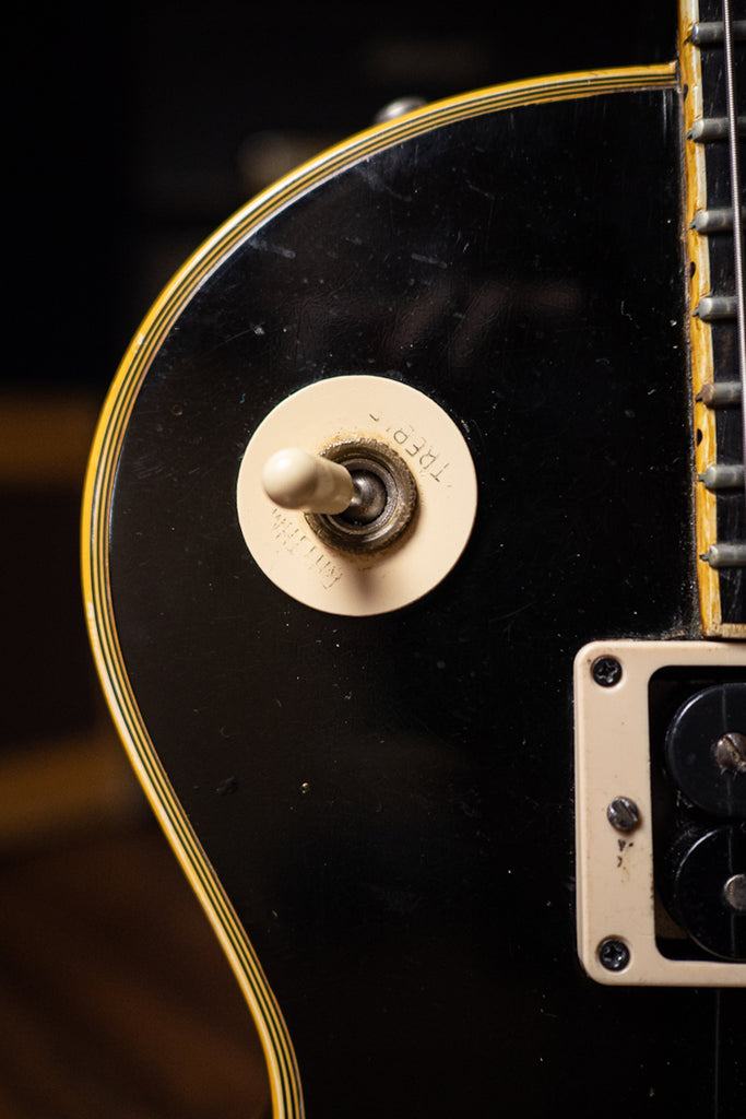1969 Gibson Les Paul Custom Electric Guitar - Ebony Switch