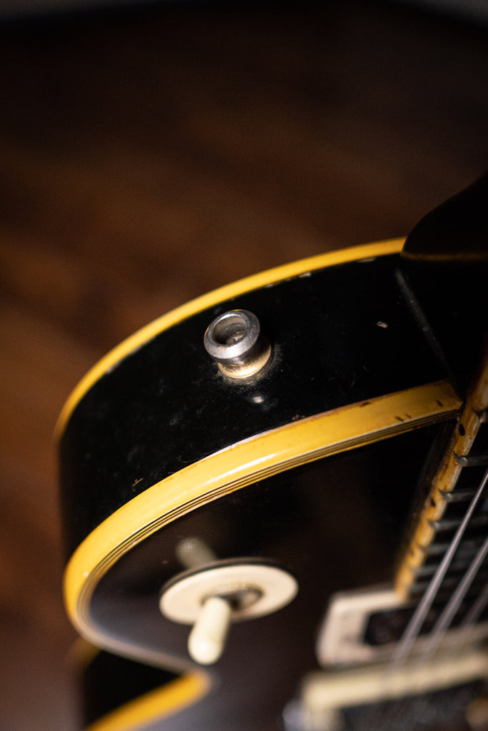 1969 Gibson Les Paul Custom Electric Guitar - Ebony top