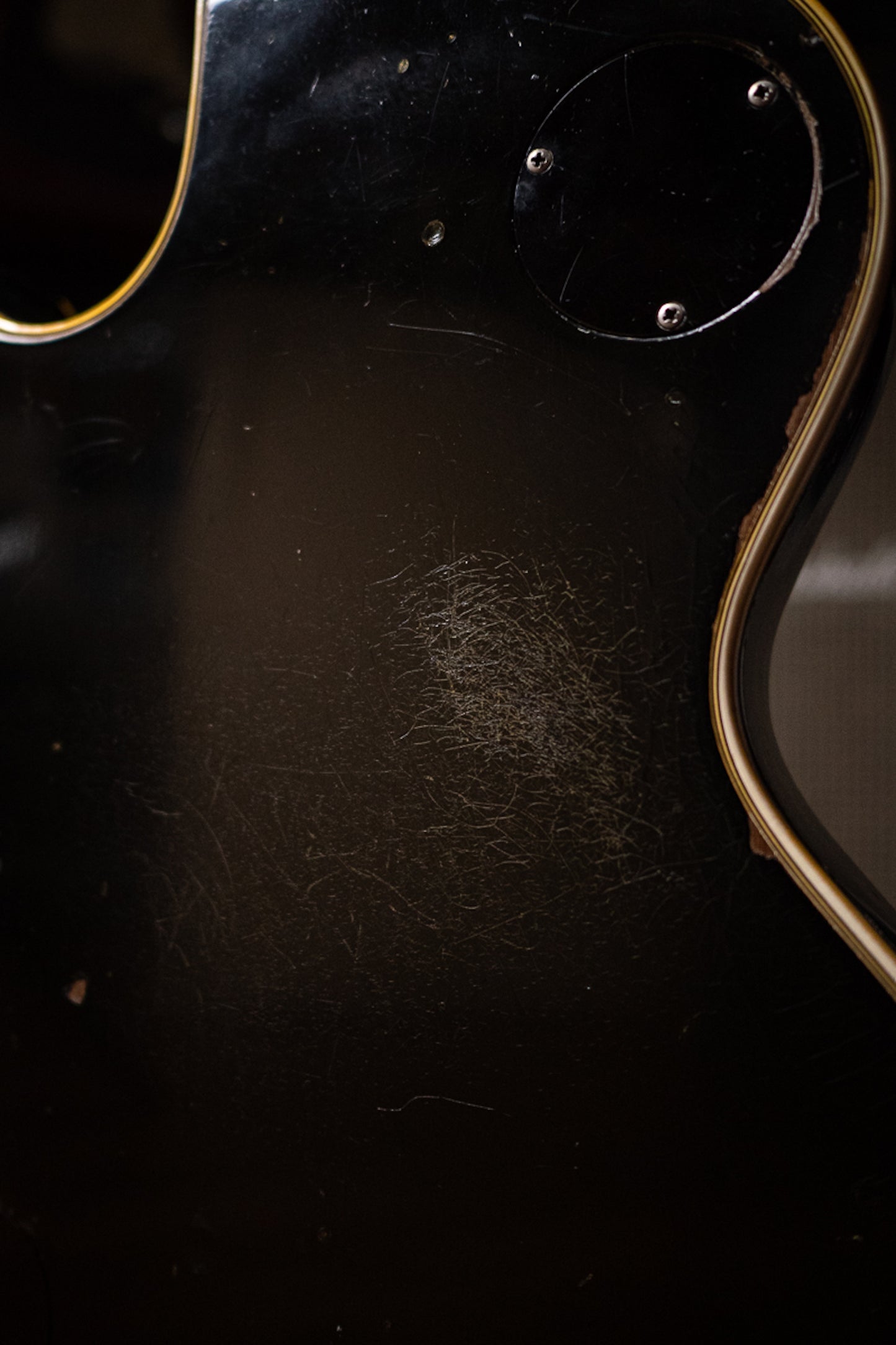 1969 Gibson Les Paul Custom Electric Guitar - Ebony Back Scratch