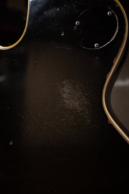 1969 Gibson Les Paul Custom Electric Guitar - Ebony Back Scratch