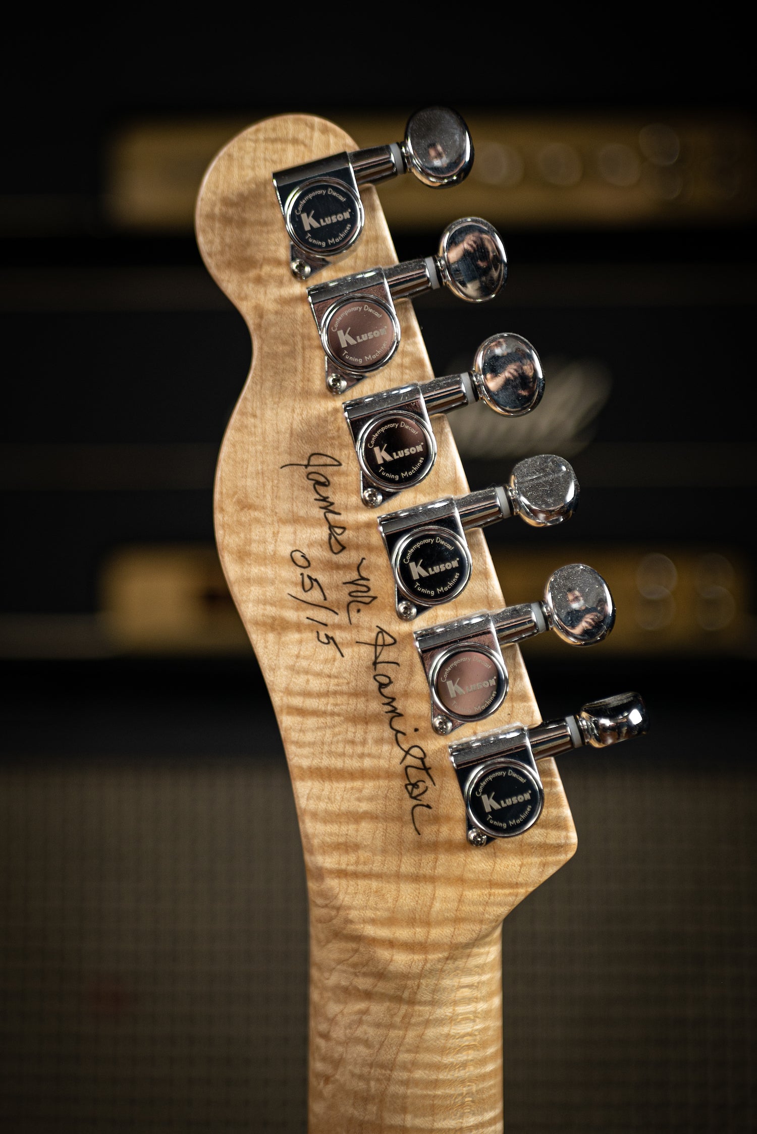 Hamiltone Singlecut / Tele Quilt 2015 Electric Guitar Natural