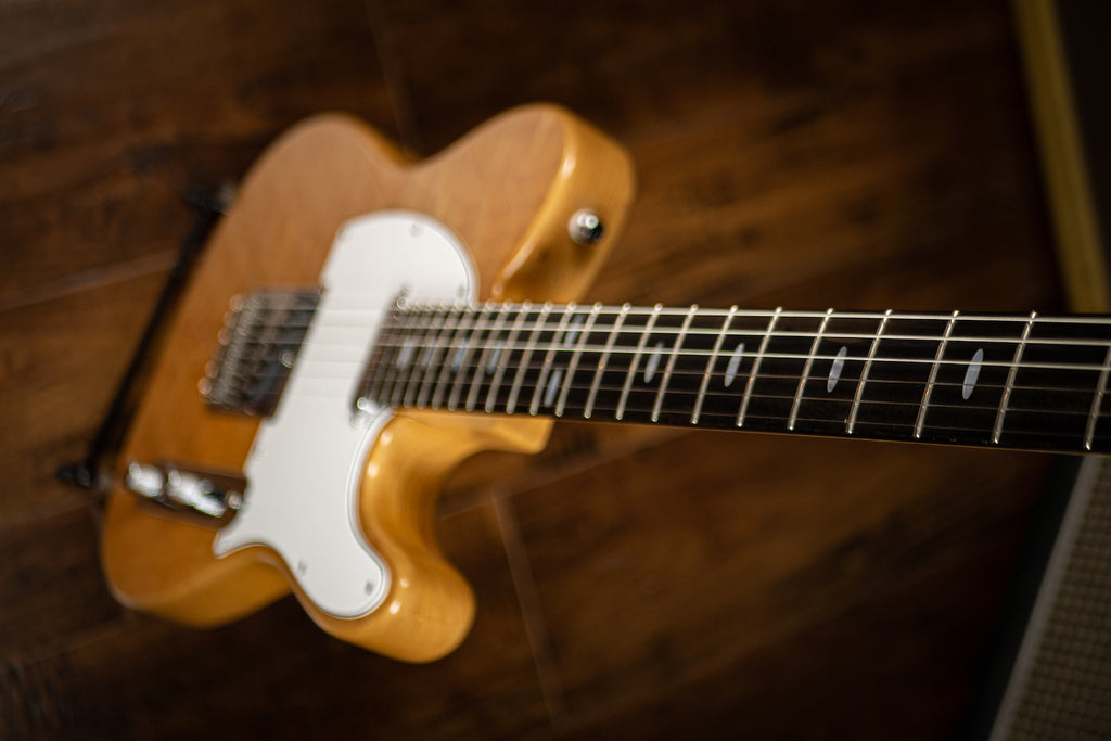 Hamiltone Singlecut / Tele Quilt 2015 Electric Guitar Natural