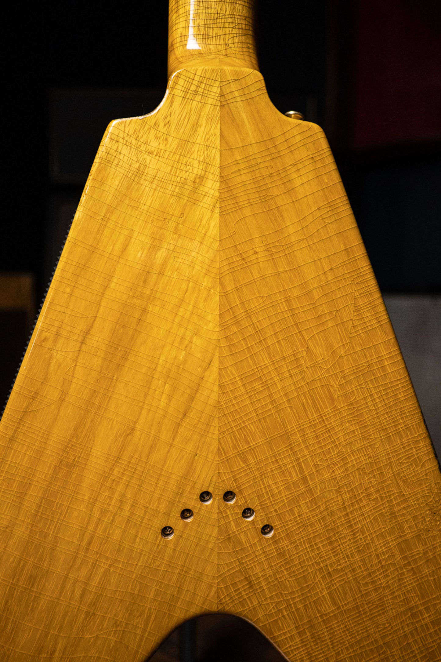 Gibson Custom Shop 58 Korina Flying V Brazilian Rosewood Fingerboard Murphy Lab Light Aged GH Electric Guitar - Natural 81081