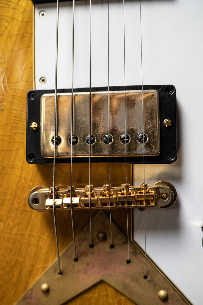 Gibson Custom Shop 58 Korina Flying V Brazilian Rosewood Fingerboard Murphy Lab Light Aged GH Electric Guitar - Natural 81005