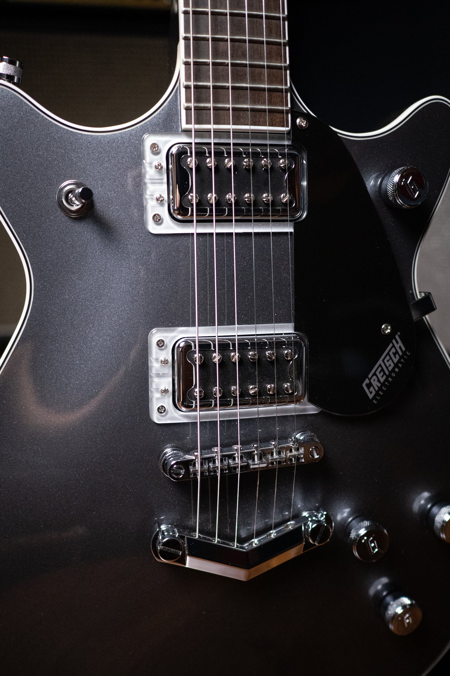 Gretsch G5222 Electromatic Double Jet BT With V-Stoptail Electric Guitar - London Grey