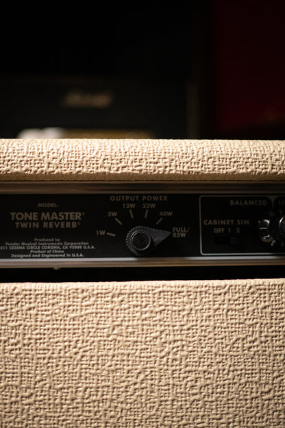 Fender Tone Master Twin Reverb 200 Watt 2x12” Combo Amp - Blonde