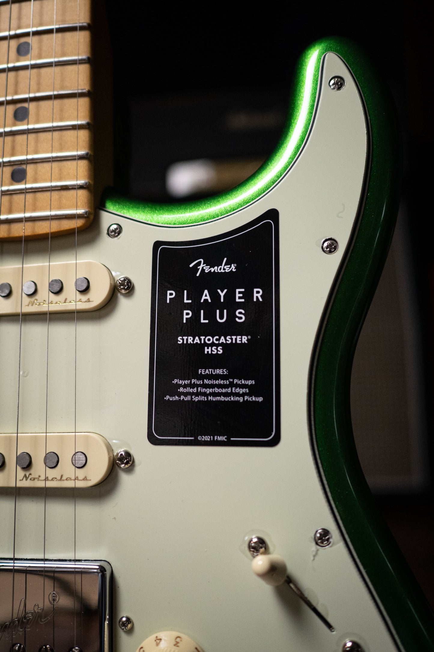 Fender Player Plus Stratocaster Electric Guitar - Cosmic Jade