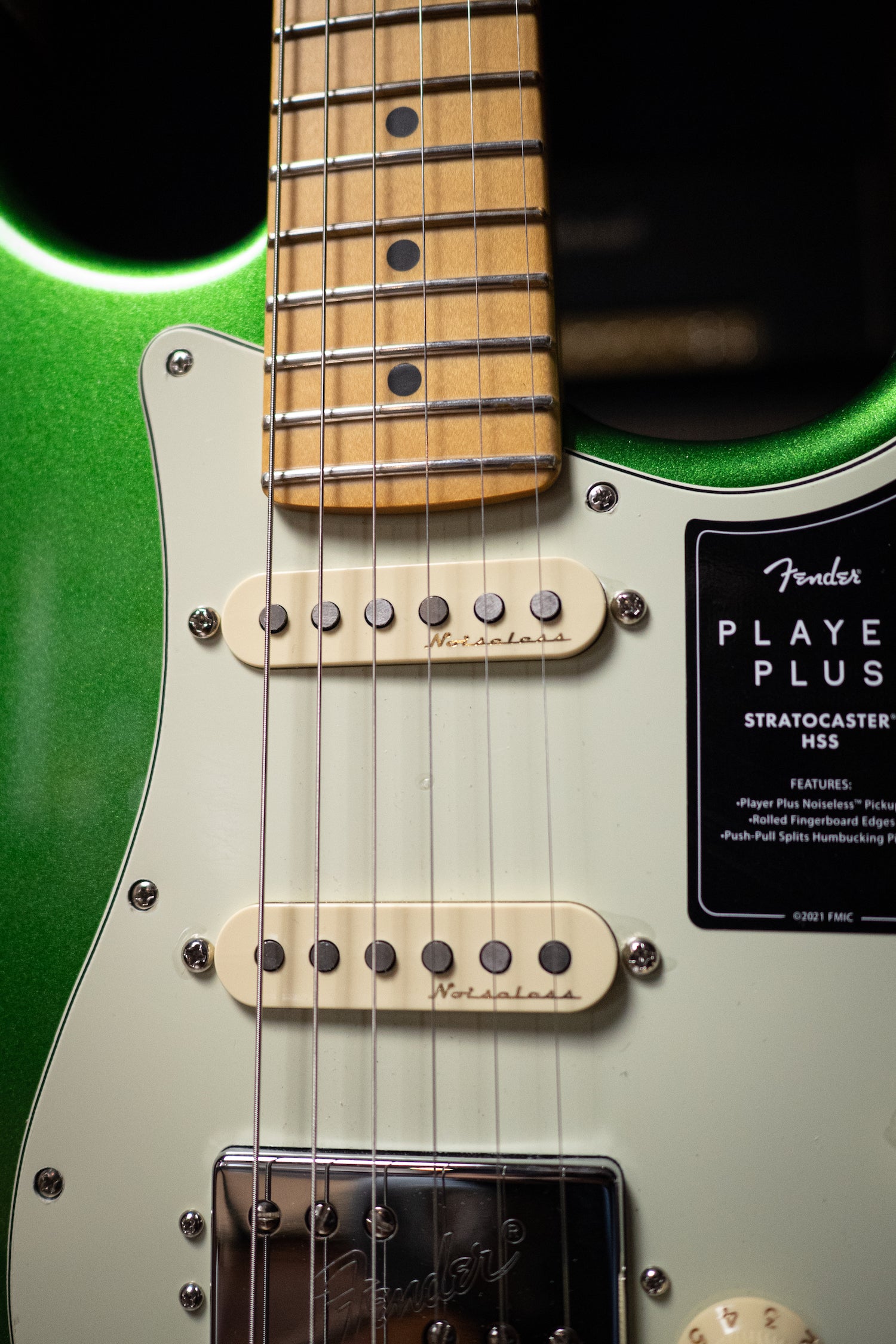 Fender Player Plus Stratocaster Electric Guitar - Cosmic Jade