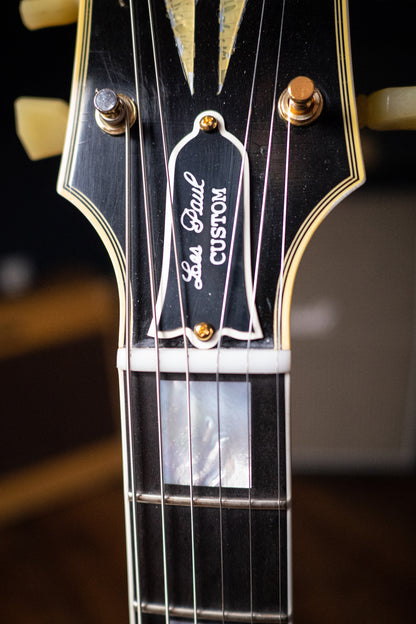 Gibson Custom Shop Murphy Lab 1957 Les Paul Custom 3 Pickup Ultra Heavy Aged - Ebony