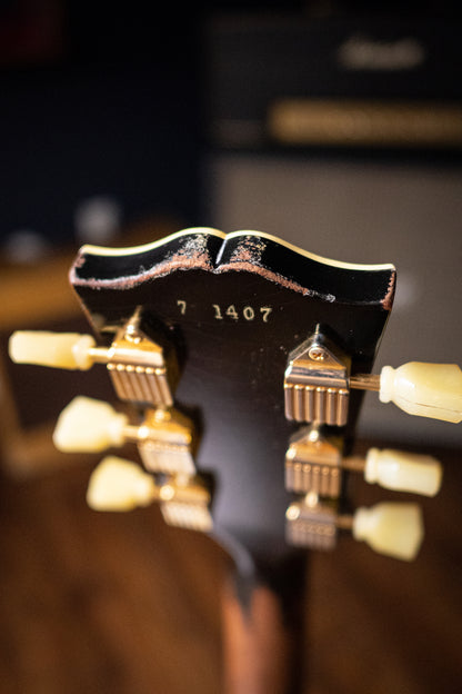 Gibson Custom Shop Murphy Lab 1957 Les Paul Custom 3 Pickup Ultra Heavy Aged - Ebony