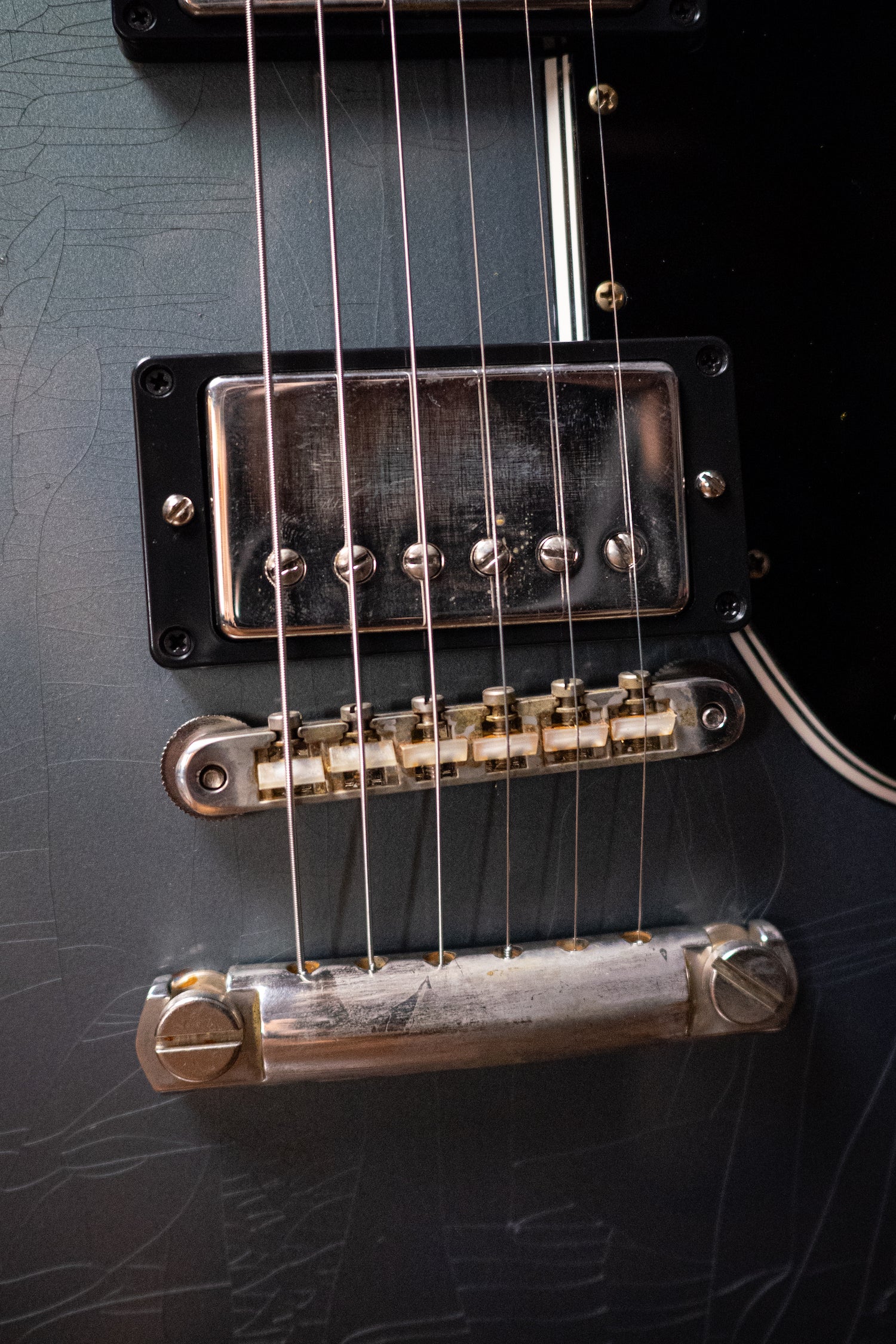 Gibson Murphy Lab 1964 SG Standard Stop Bar Light Aged - Pelham Blue