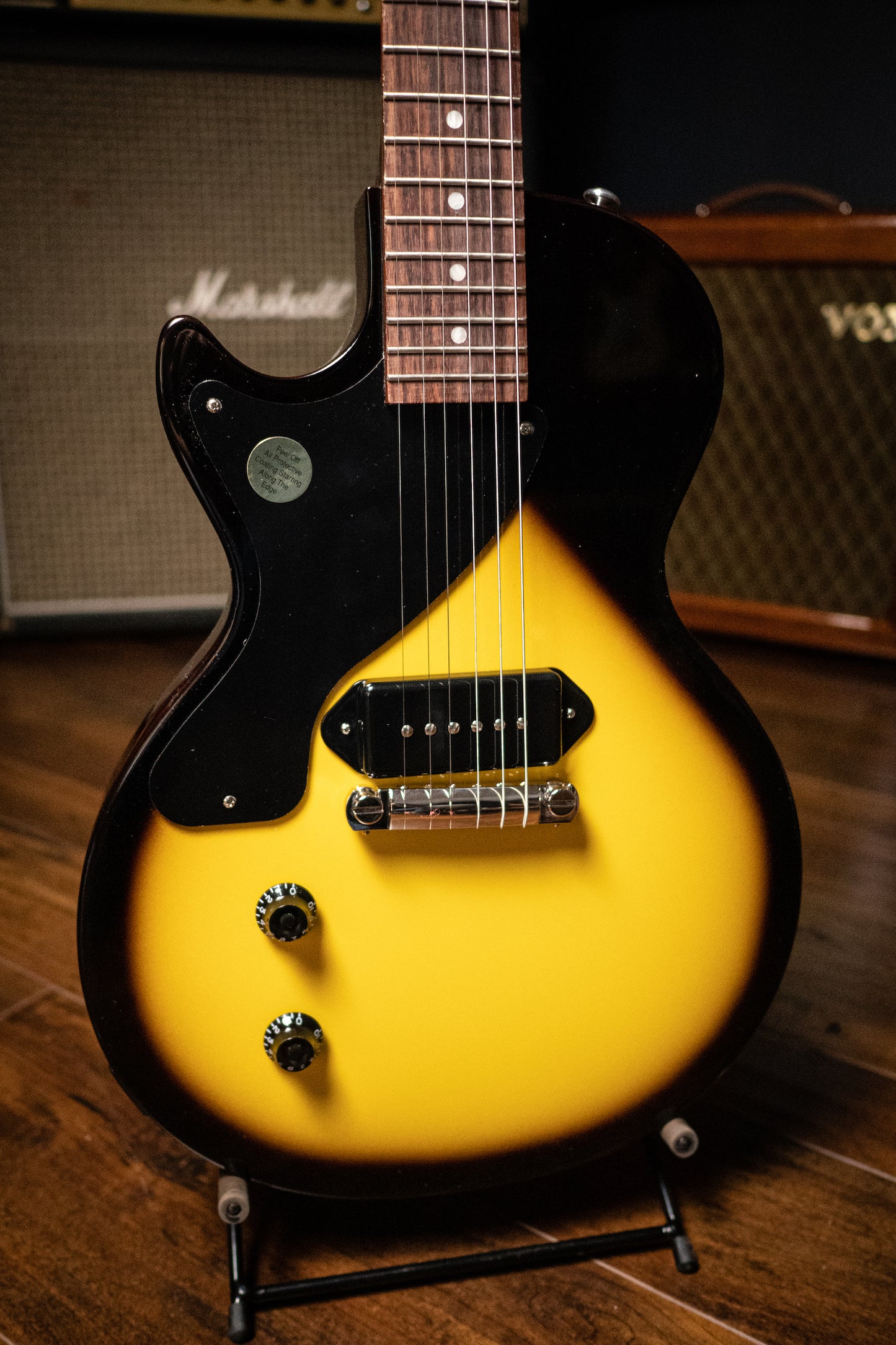 Gibson Les Paul Junior Left Handed Electric Guitar - Vintage Tobacco Burst