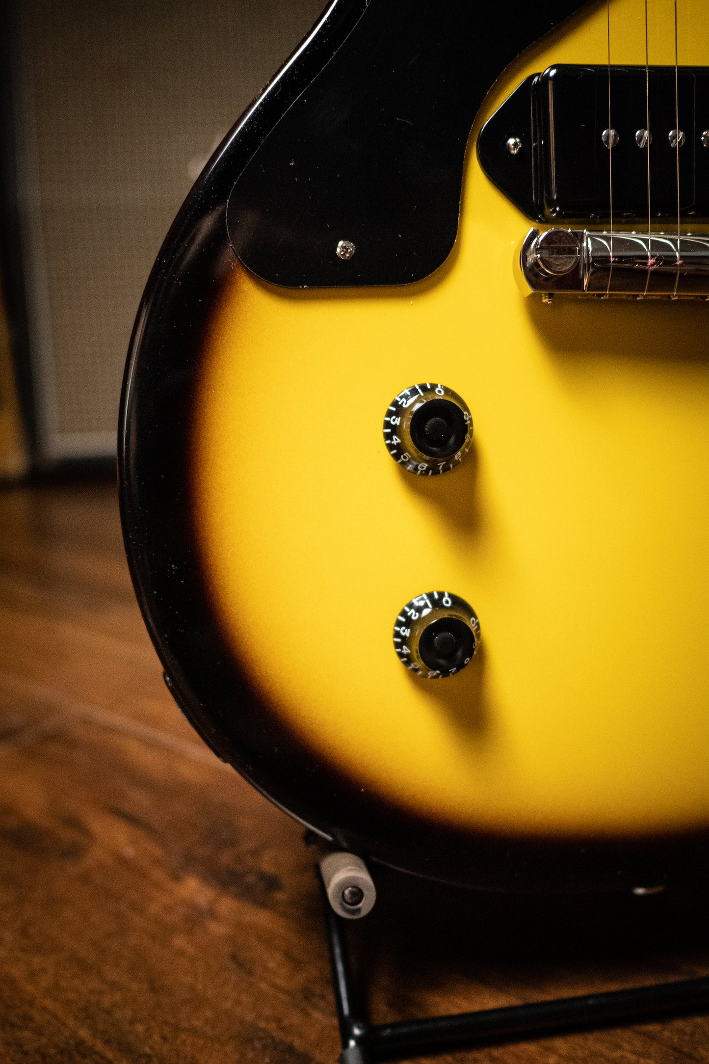 Gibson Les Paul Junior Left Handed Electric Guitar - Vintage Tobacco Burst