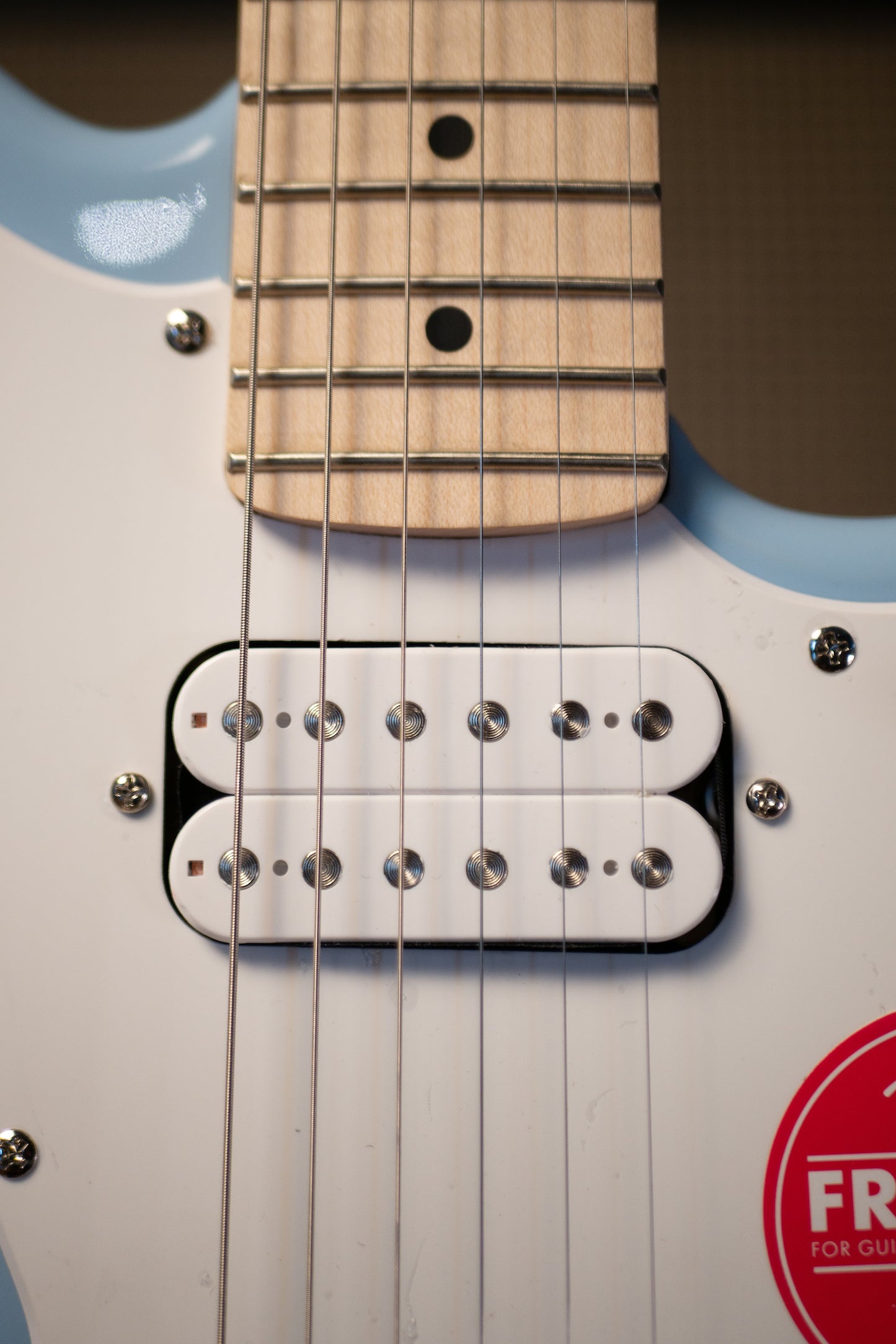Squier Jazzmaster HH Mini Electric Guitar - Daphne Blue