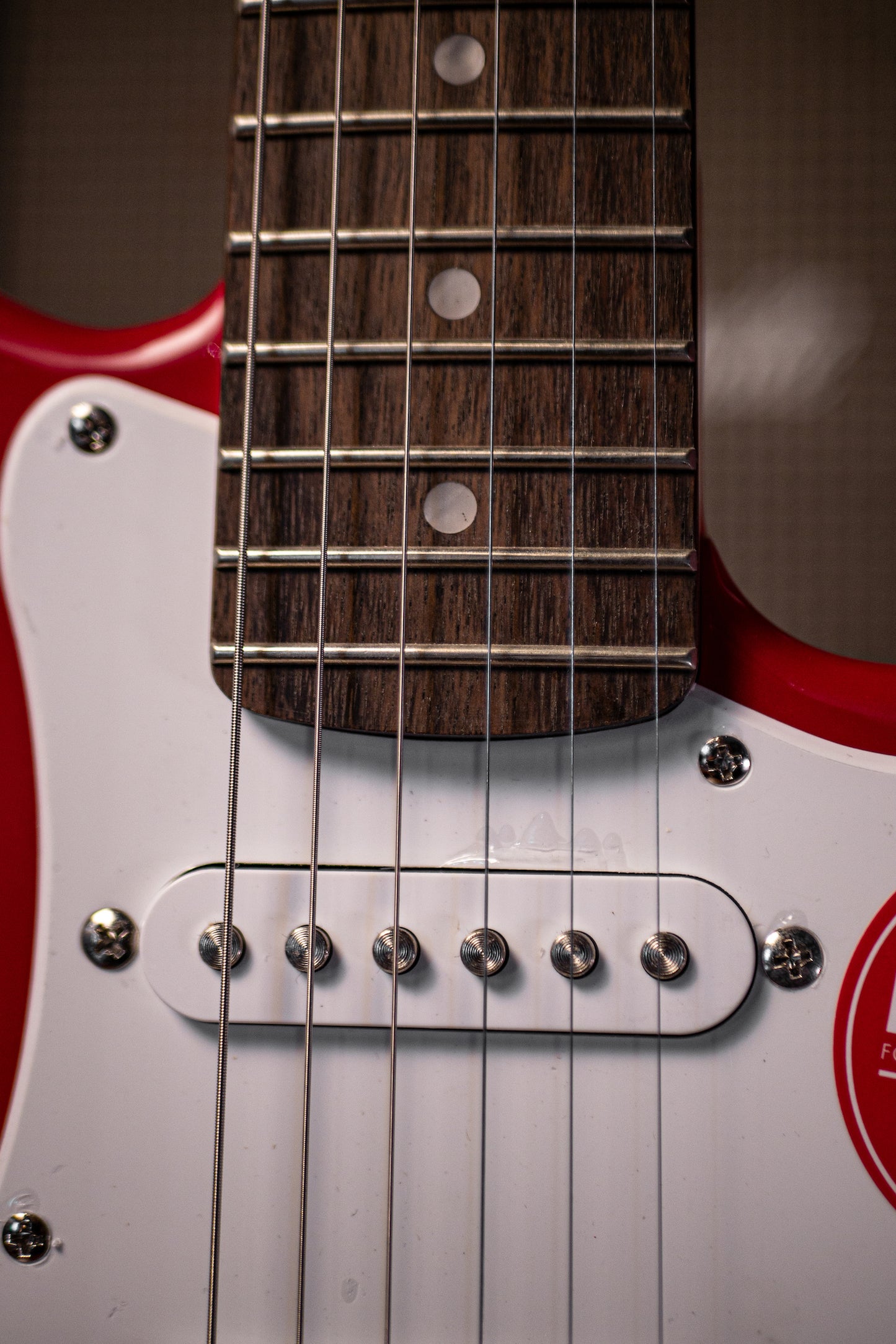 Squier Stratocaster Mini Electric Guitar - Dakota Red