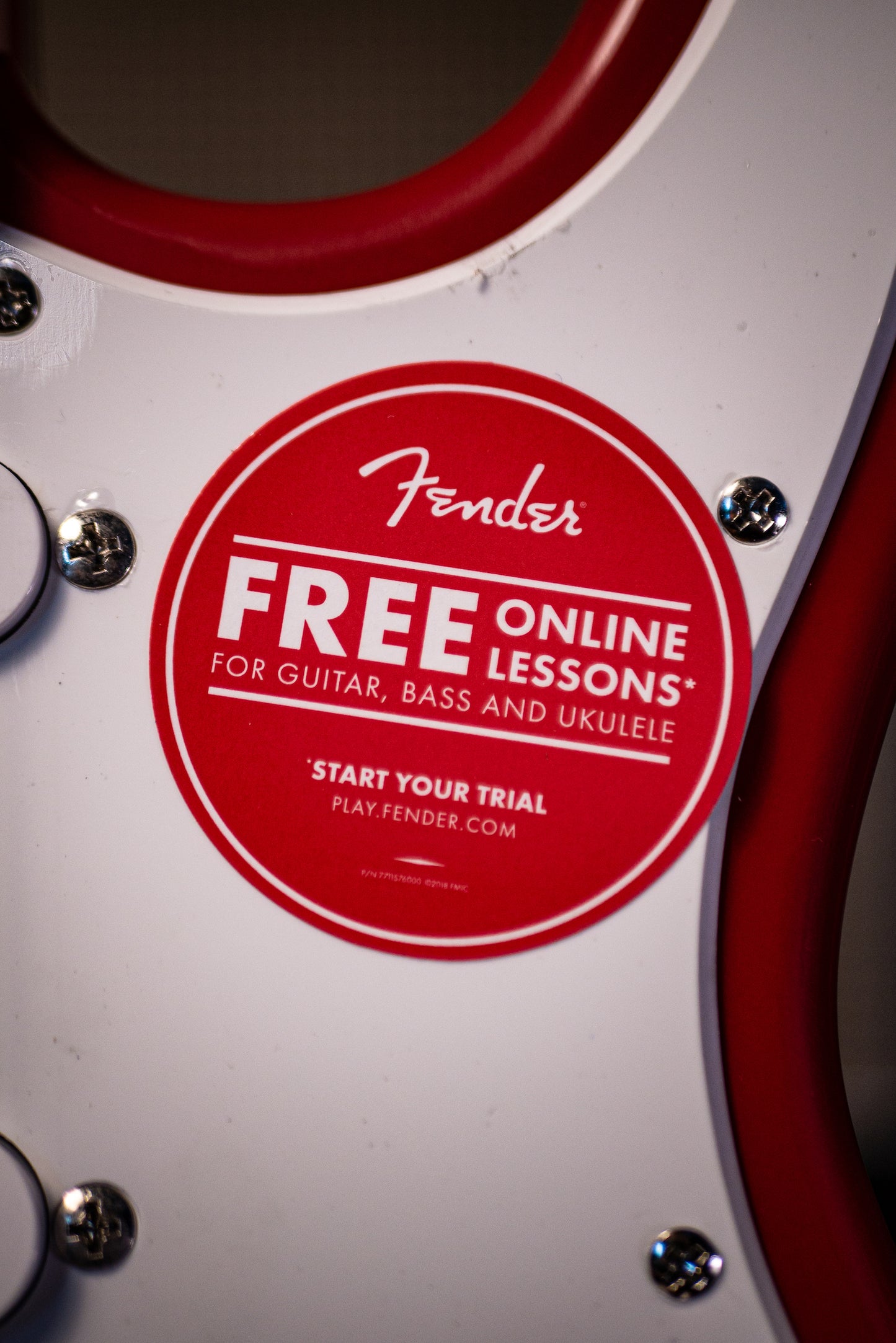 Squier Stratocaster Mini Electric Guitar - Dakota Red