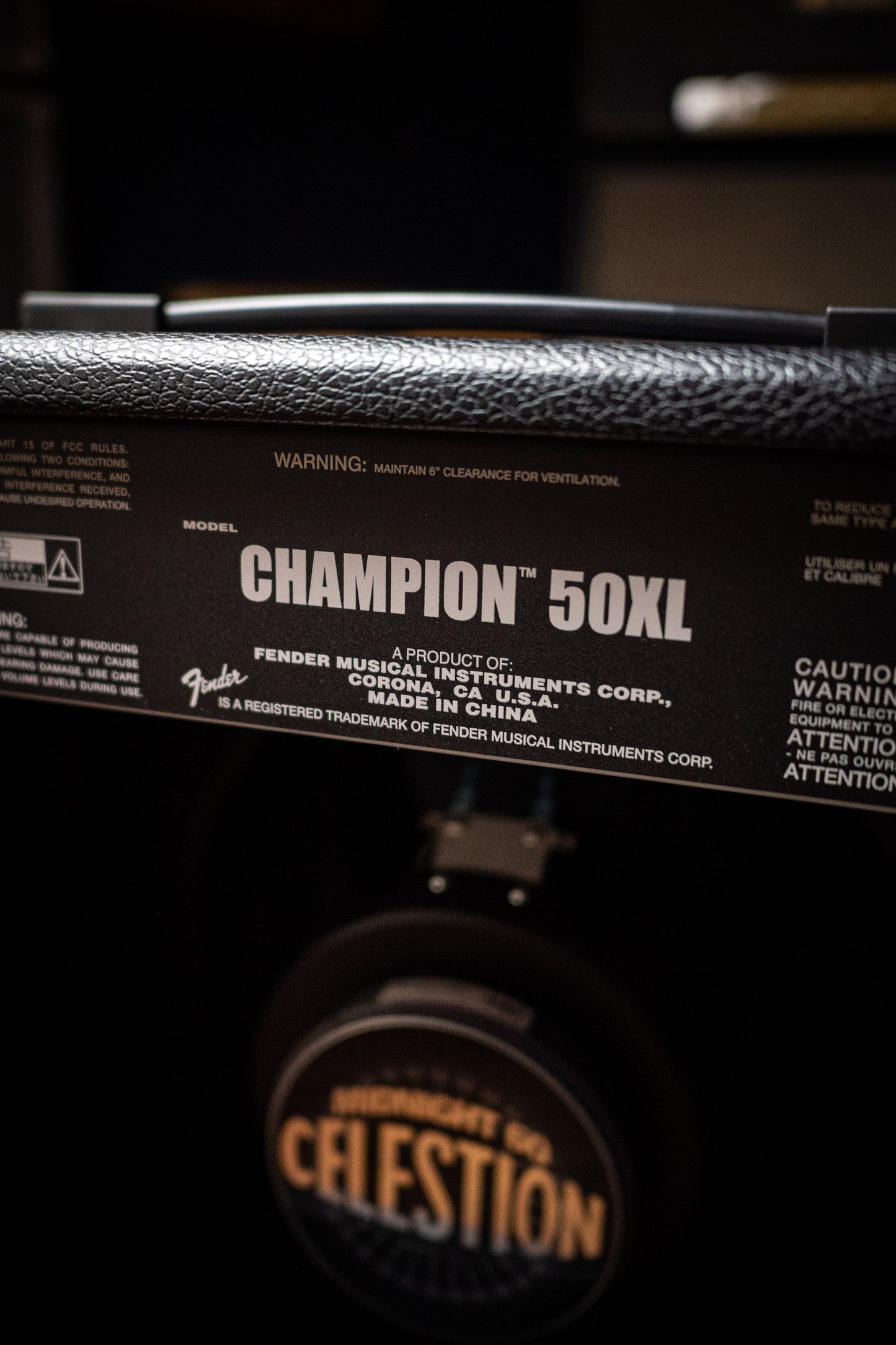 Fender Champion 50XL Combo Amp - Black