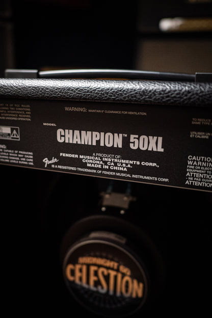 Fender Champion 50XL Combo Amp - Black