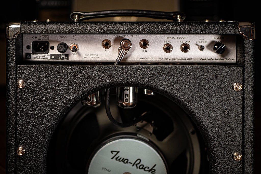 Two-Rock Studio Signature 35 Watt Combo Amp - Silver Chassis, Black Bronco, Black Matrix Grill - Walt Grace Vintage