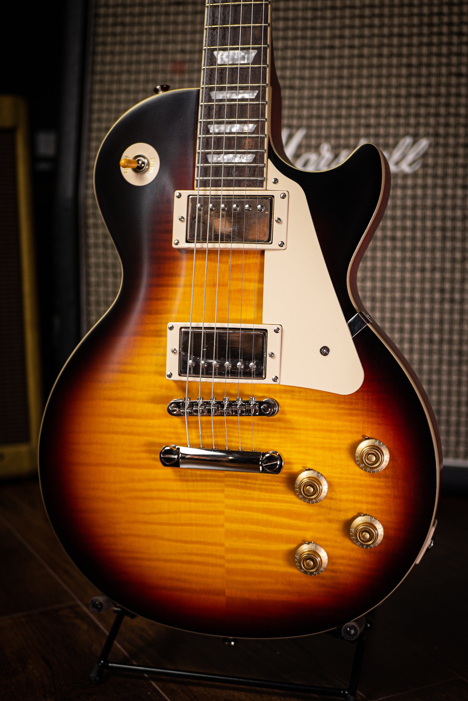 Epiphone 1959 Les Paul 60th Anniversary Plus Outfit Electric Guitar - Aged Dark Burst