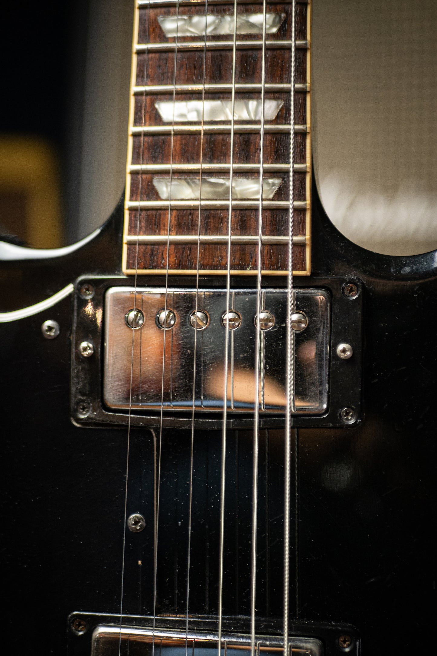 1986 Gibson SG Standard Left Handed Electric Guitar - Ebony