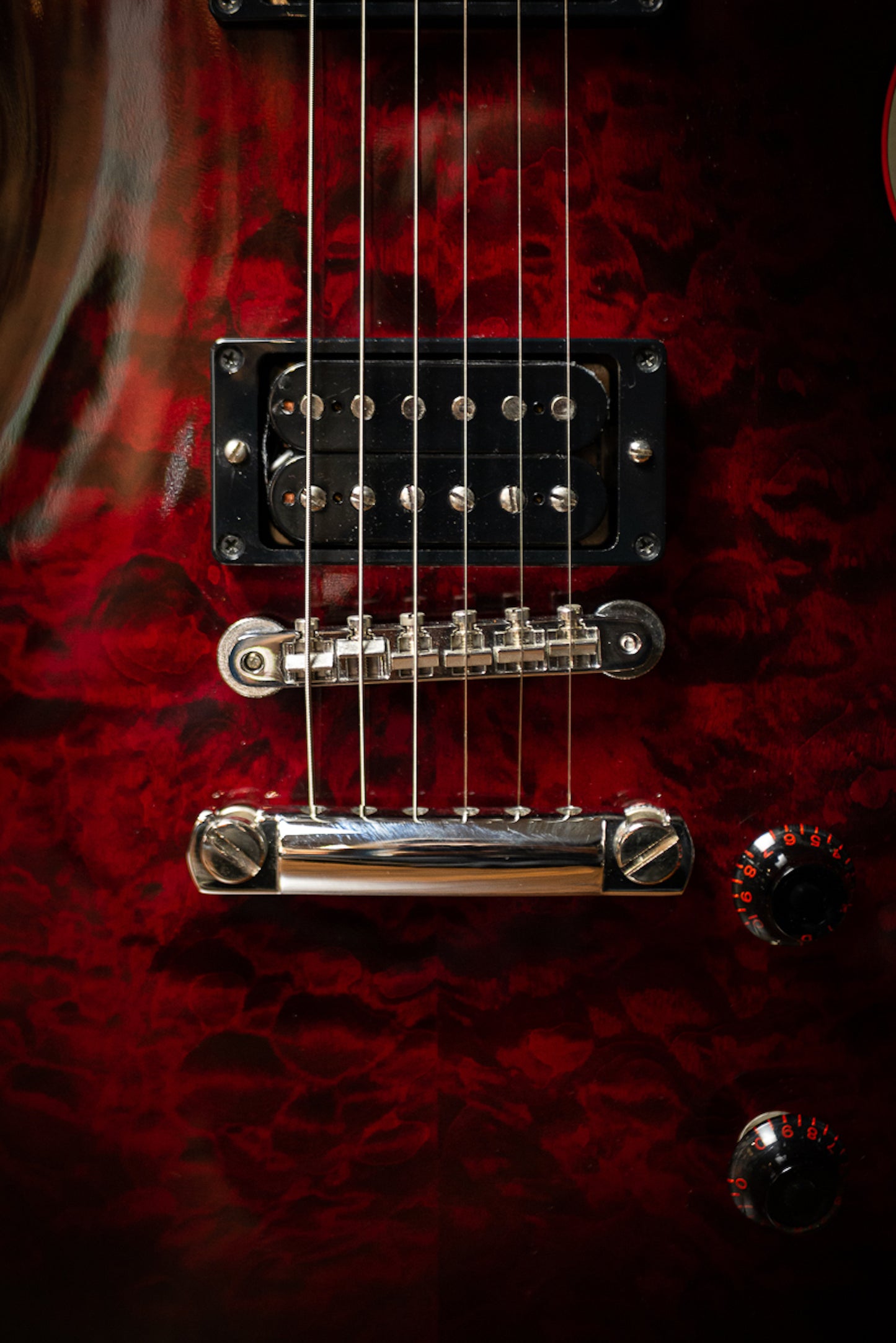 2009 Gibson LPR7 Black Widow Les Paul - Black/Red