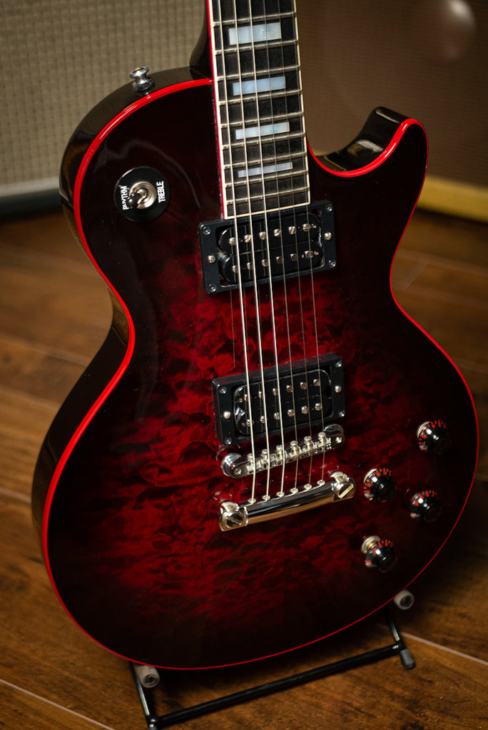 2009 Gibson LPR7 Black Widow Les Paul - Black/Red